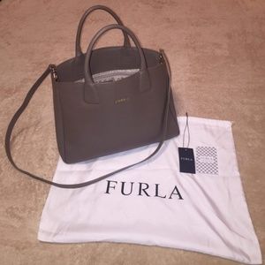 Furla leather tote